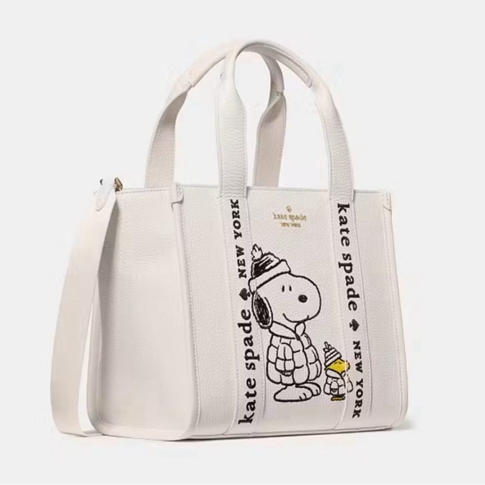 Peanuts X KSNY Snoopy Small Tote - Picture 2 of 6